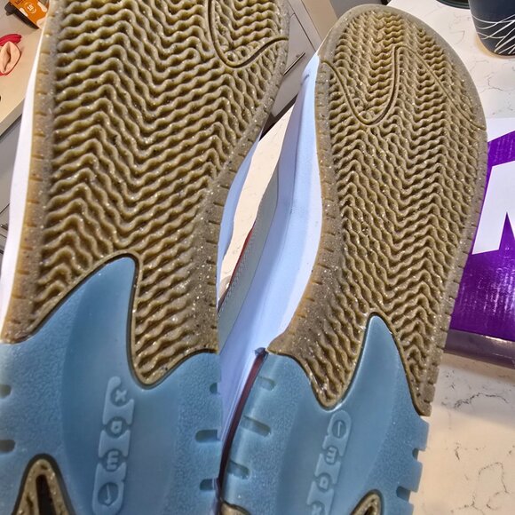 Nike Air Max Ishod Wair Mens SB Summit White & Orange Skate Shoe SZ 10 MENS NEW - Picture 9 of 14